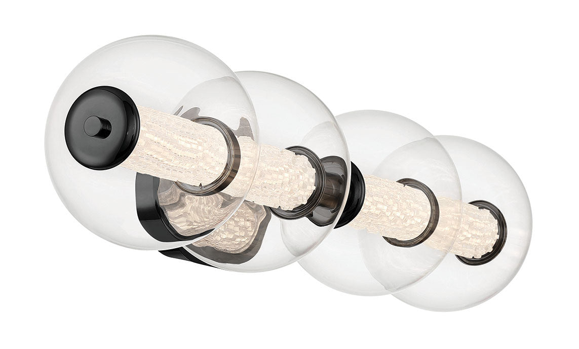 Luminaire de vanité Atomo Noir mat, 29 3/4" – vue 2