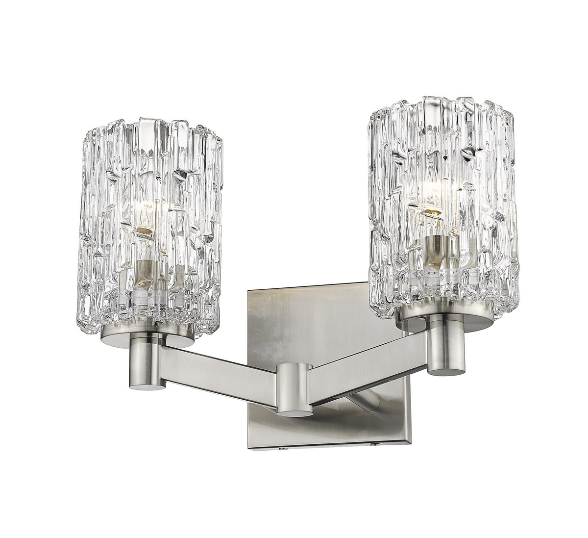 Luminaire de vanité Aubrey Nickel brossé, 13 1/2" – vue 2