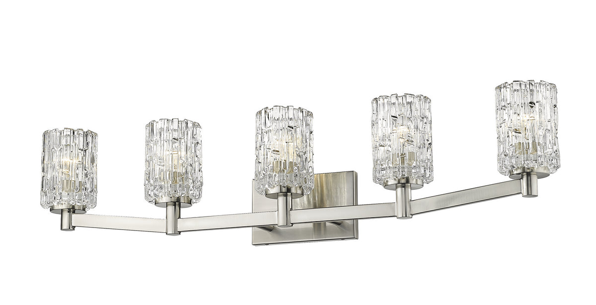 Luminaire de vanité Aubrey Nickel brossé, 40 3/4" – vue 2