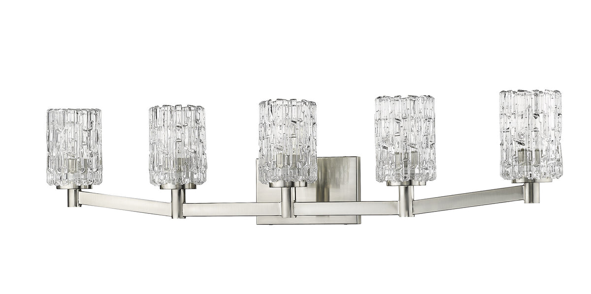 Luminaire de vanité Aubrey Nickel brossé, 40 3/4" – vue 3