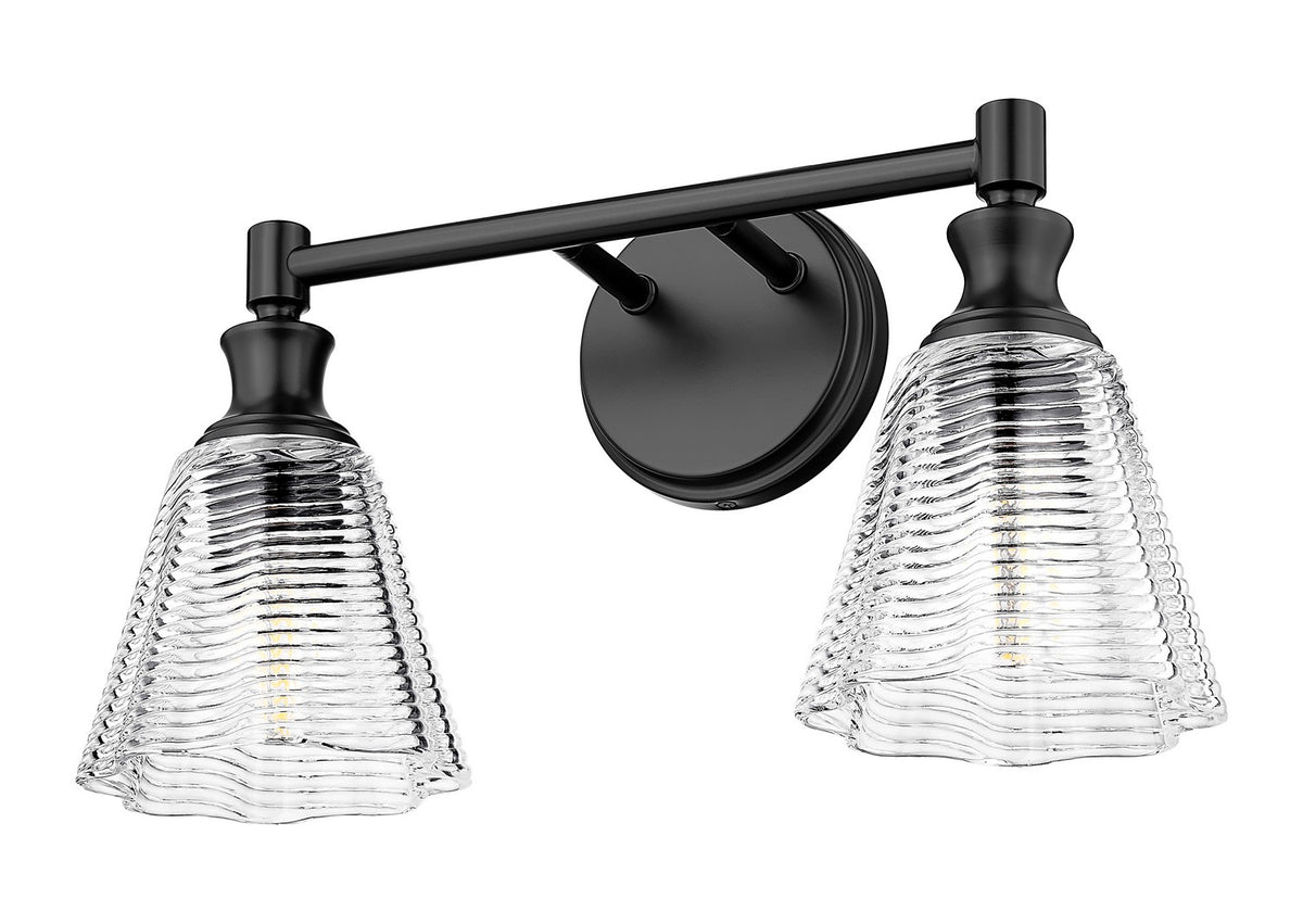 Luminaire de vanité Auden Noir mat, 17 3/4" – vue 3
