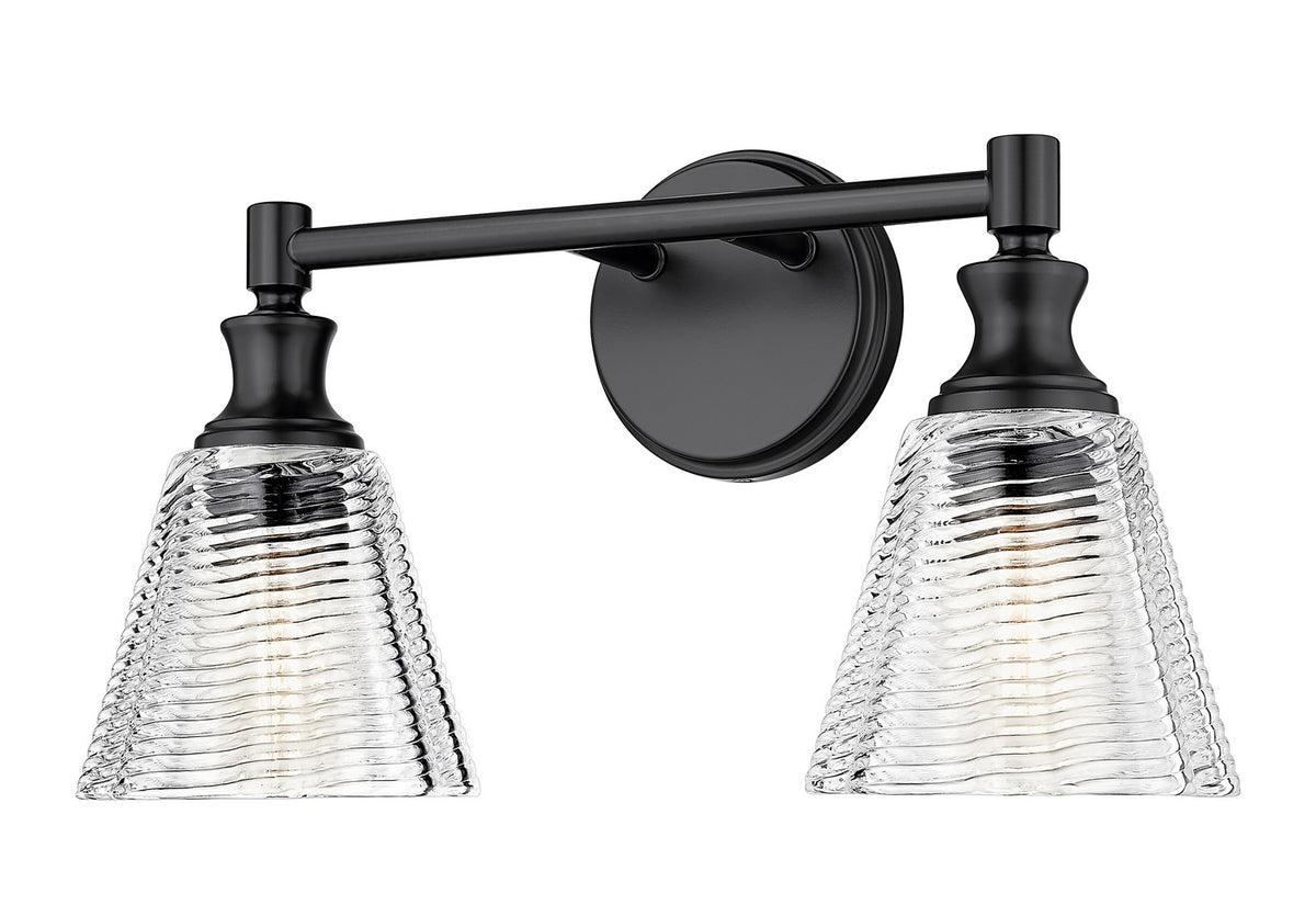 Luminaire de vanité Auden Noir mat, 17 3/4" – vue 4