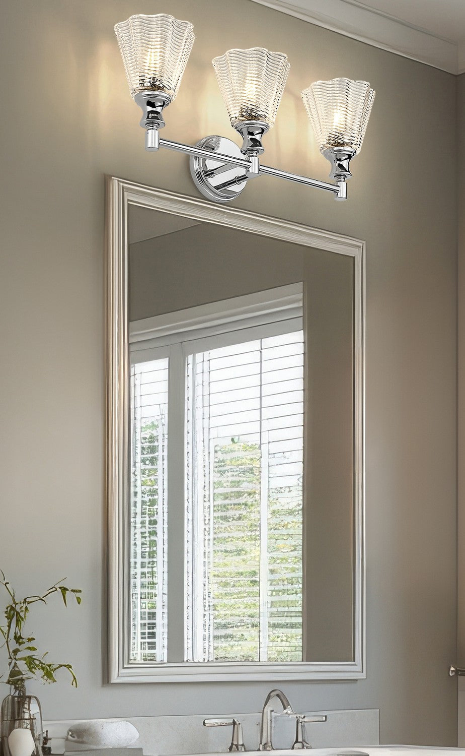 Luminaire de vanité Auden Chrome, 23 3/4" – vue 8