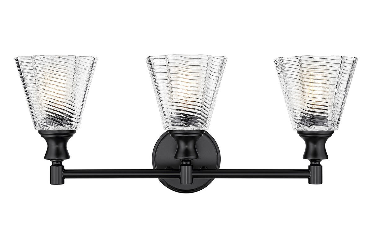 Luminaire de vanité Auden Noir mat, 23 3/4" – vue 2