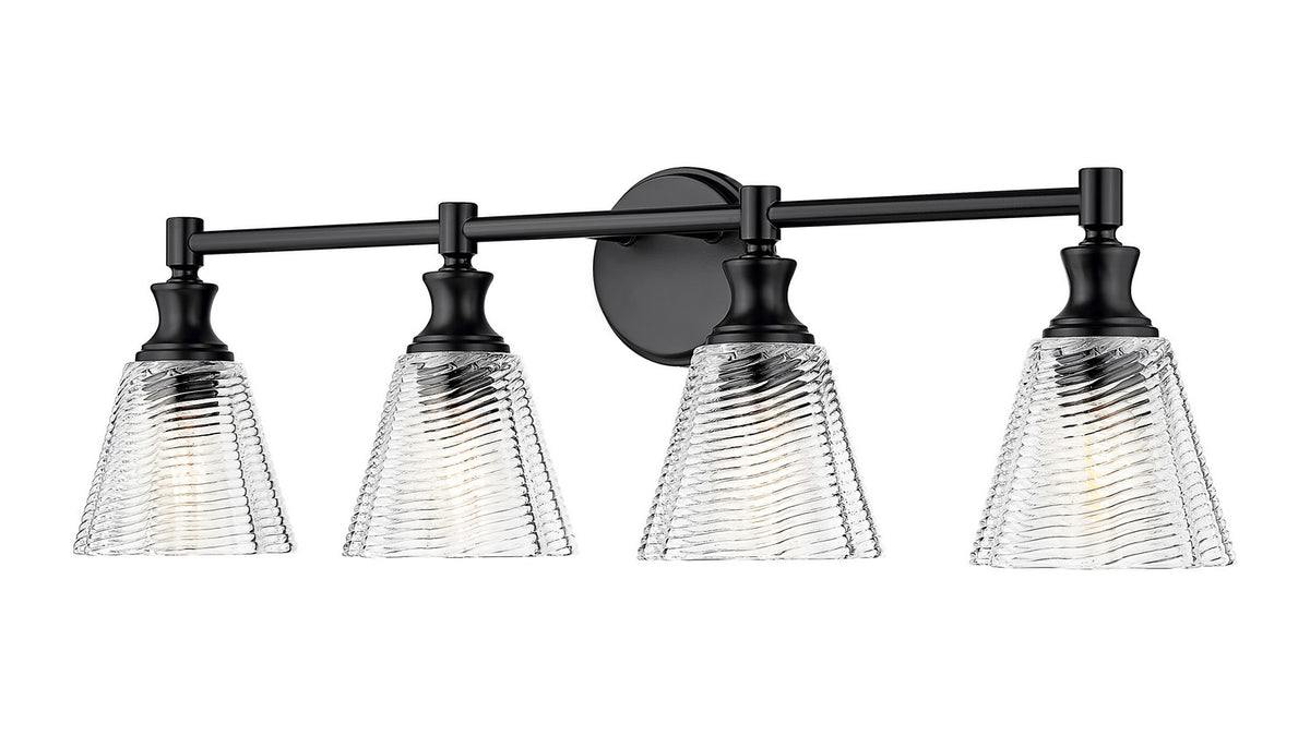 Luminaire de vanité Auden Noir mat, 31 3/4" – vue 4