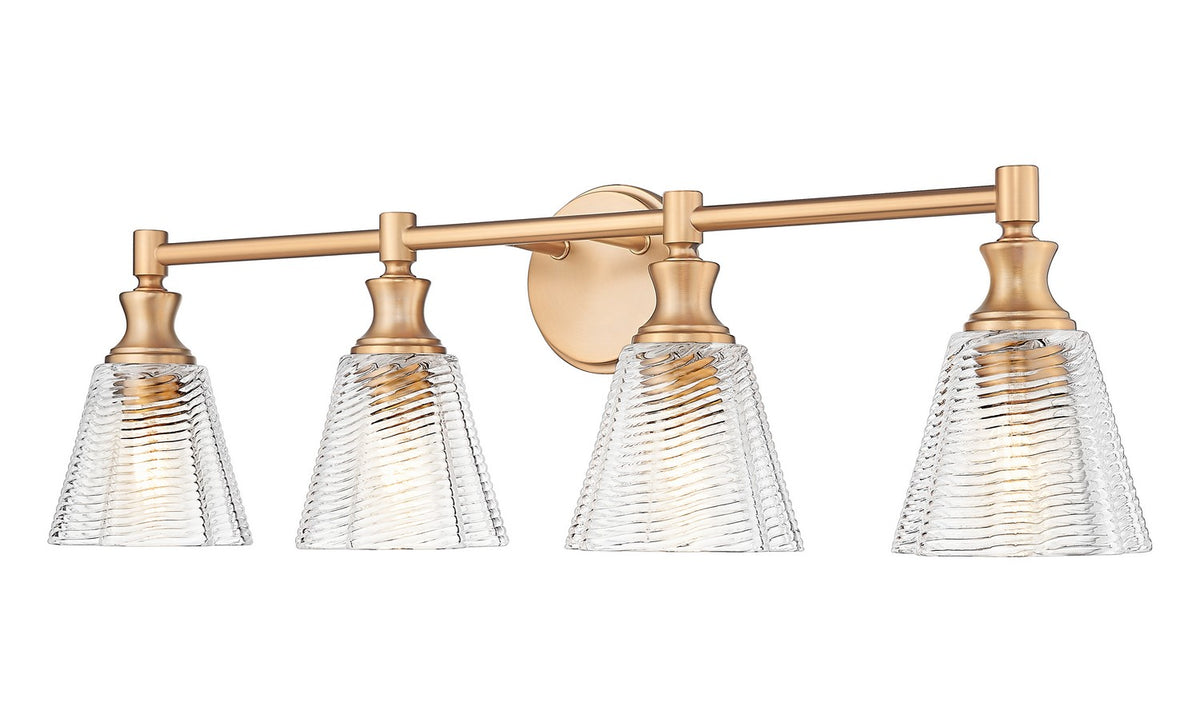 Luminaire de vanité Auden Or moderne, 31 3/4" – vue 5