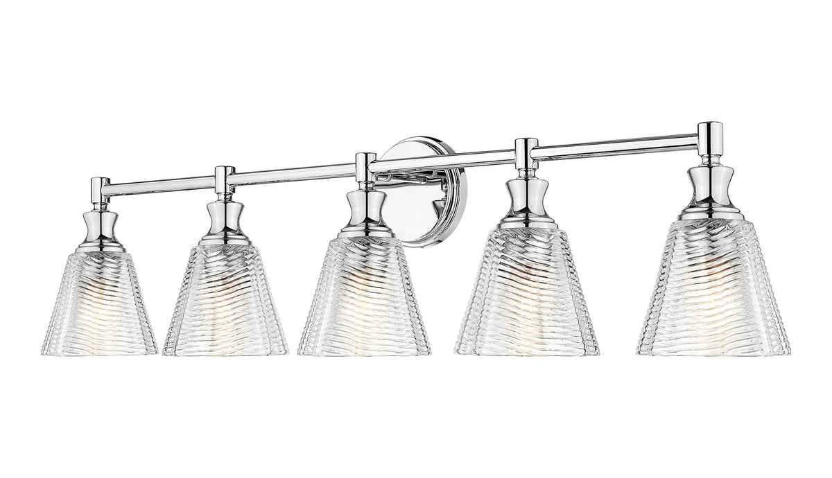 Luminaire de vanité Auden Chrome, 39 3/4" – vue 2