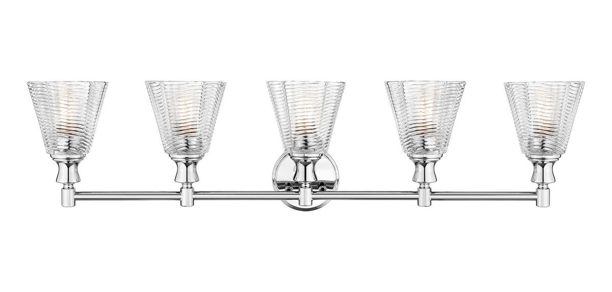 Luminaire de vanité Auden Chrome, 39 3/4" – vue 3