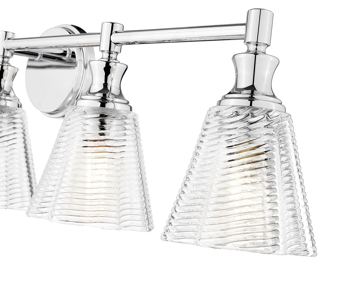 Luminaire de vanité Auden Chrome, 39 3/4" – vue 4