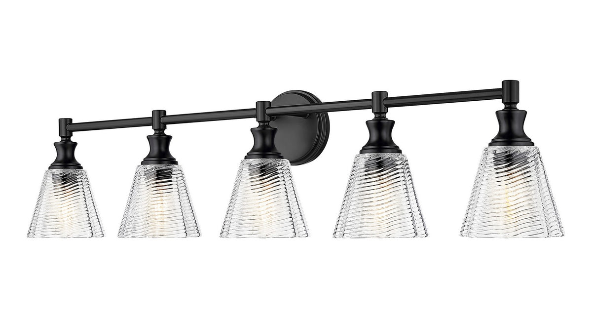 Luminaire de vanité Auden Noir mat, 39 3/4" – vue 2