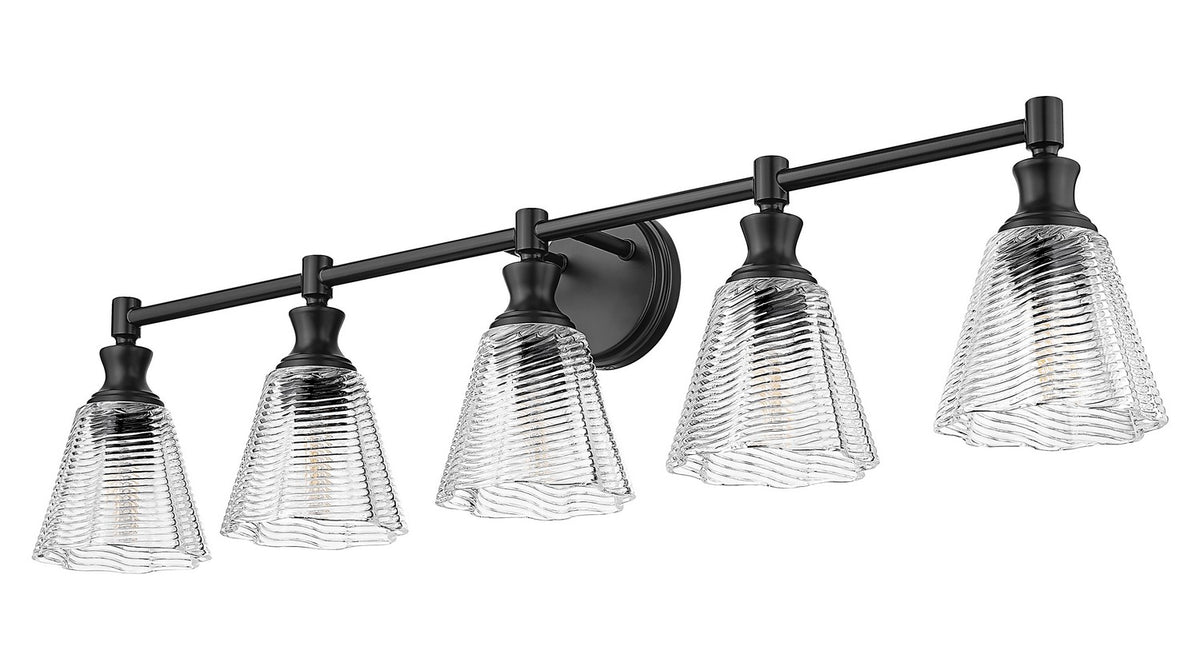Luminaire de vanité Auden Noir mat, 39 3/4" – vue 5
