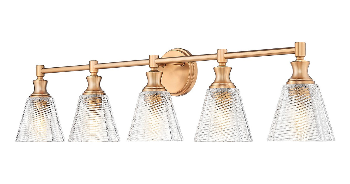 Luminaire de vanité Auden Or moderne, 39 3/4" – vue 2