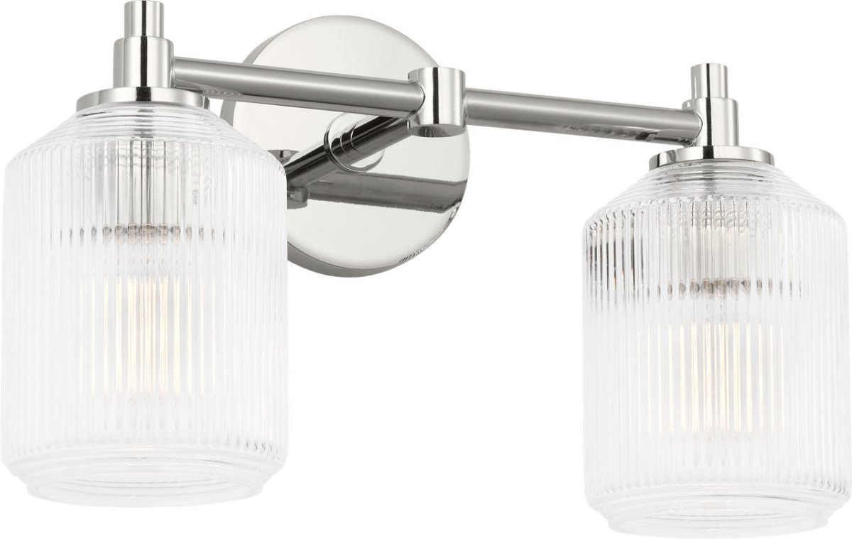 Luminaire de vanité Barstow - Nickel poli 25 1/2" by Visual Comfort Studio | Luminaires & cie
