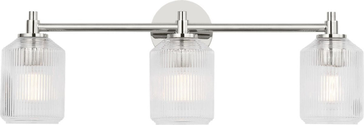 Luminaire de vanité Barstow - Nickel poli 25 1/2" by Visual Comfort Studio | Luminaires & cie