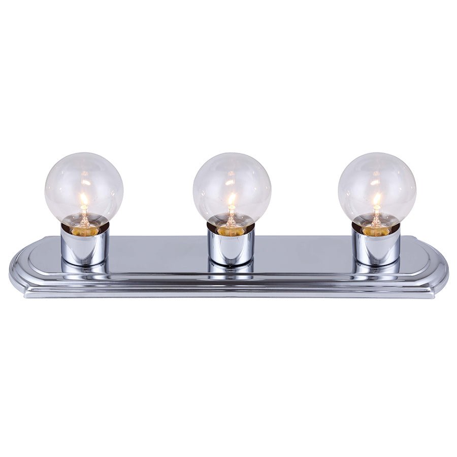 Luminaire de vanité Bath Strip - Chrome 18" by Canarm | Luminaires & cie