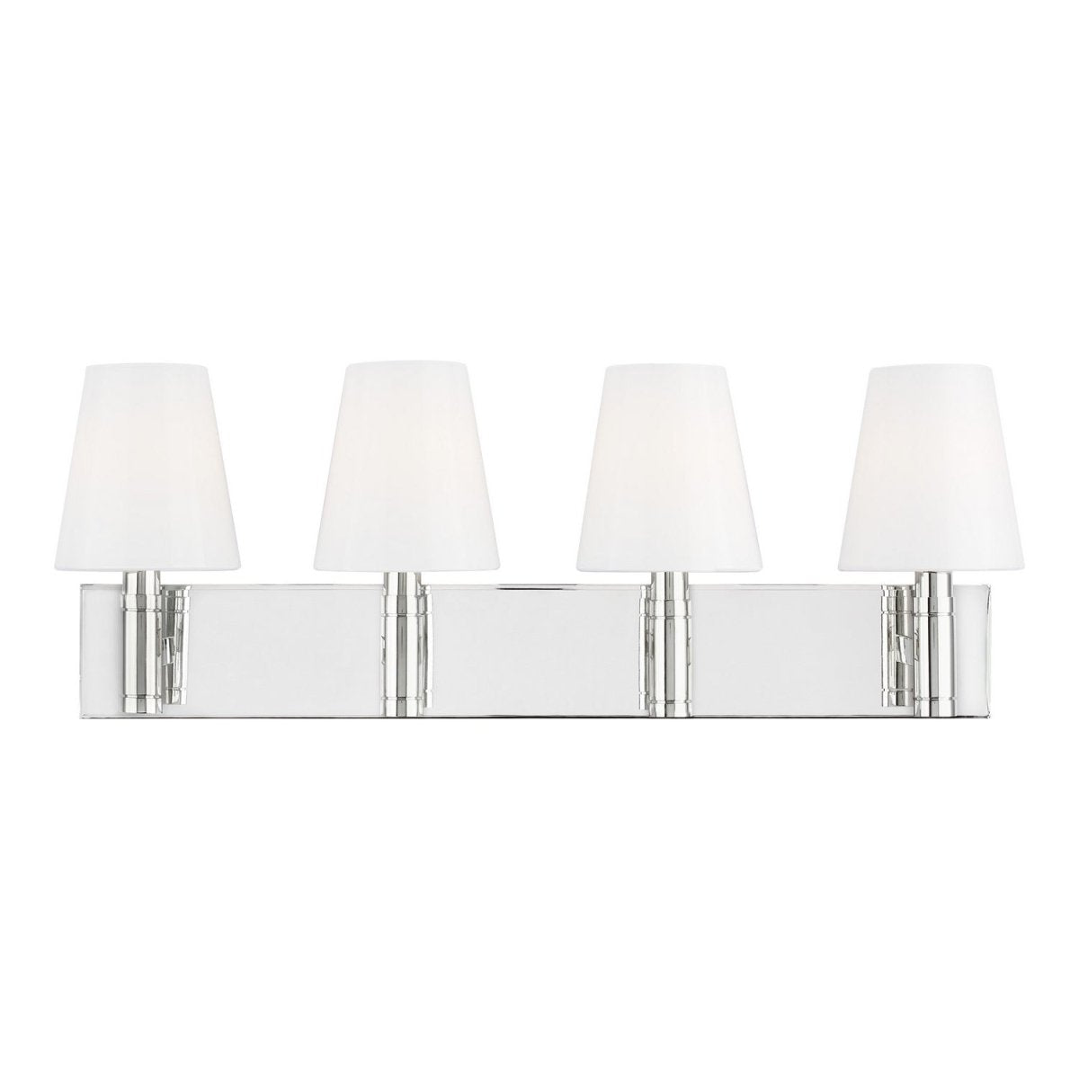 Luminaire de vanité Beckham Classic - Nickel poli 28 7/8" by Visual Comfort Studio | Luminaires & cie