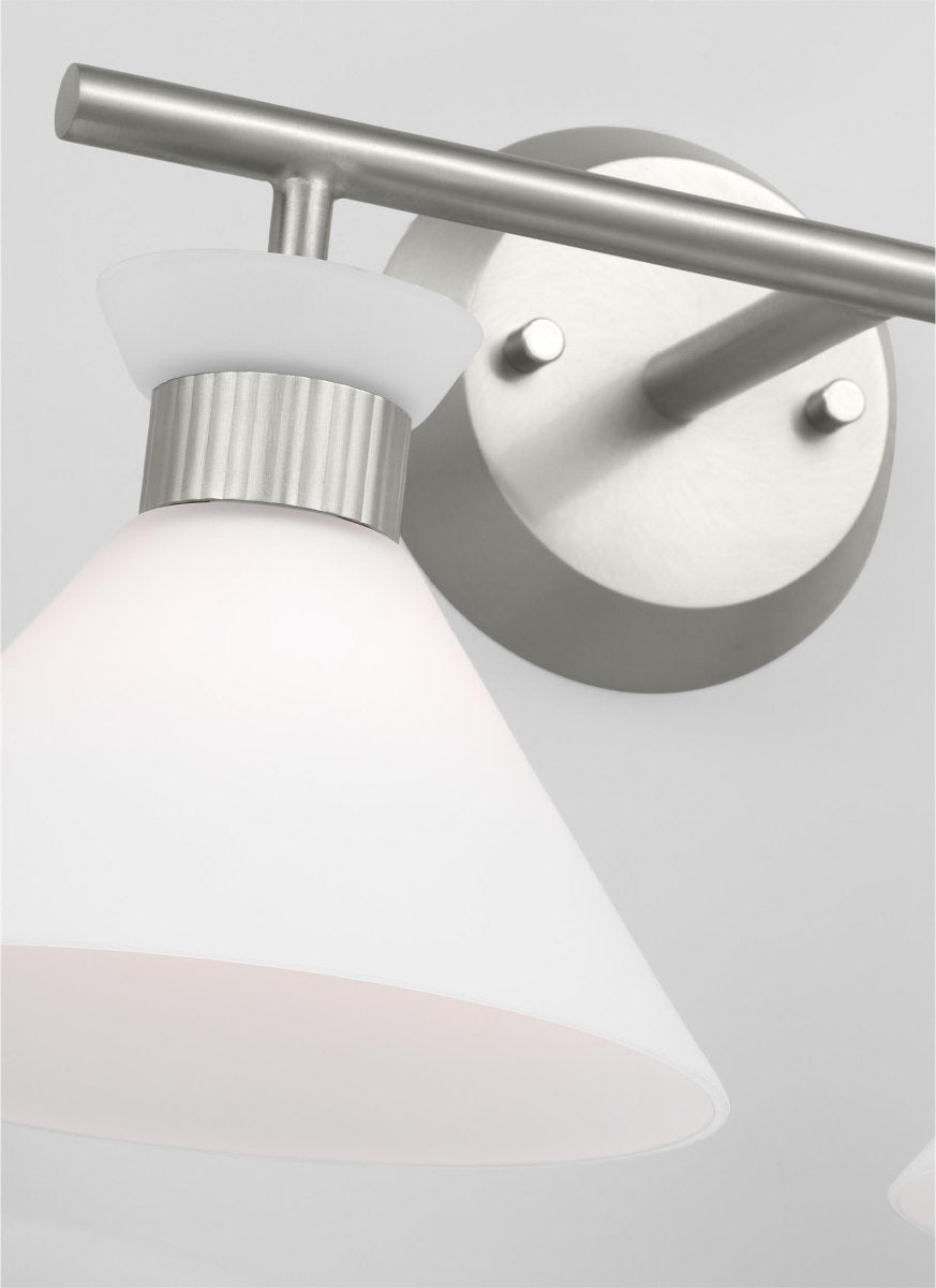 Luminaire de vanité Belcarra - Acier brossé 17 1/4" by Visual Comfort Studio | Luminaires & cie