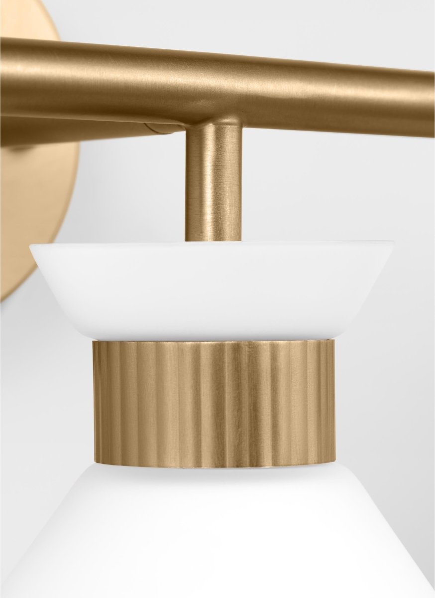 Luminaire de vanité Belcarra - Laiton satiné 27" by Visual Comfort Studio | Luminaires & cie