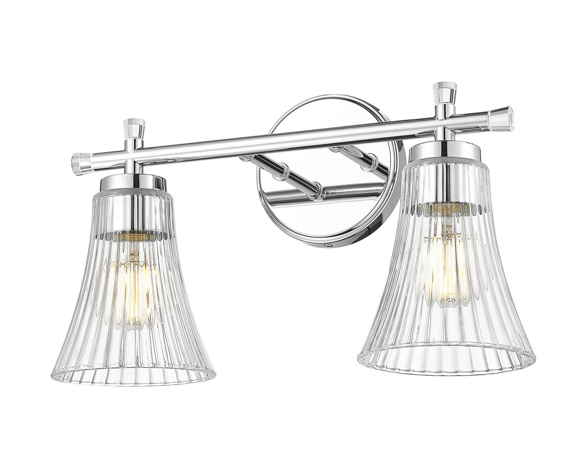 Luminaire de vanité Belle Chrome, 16" – vue 3