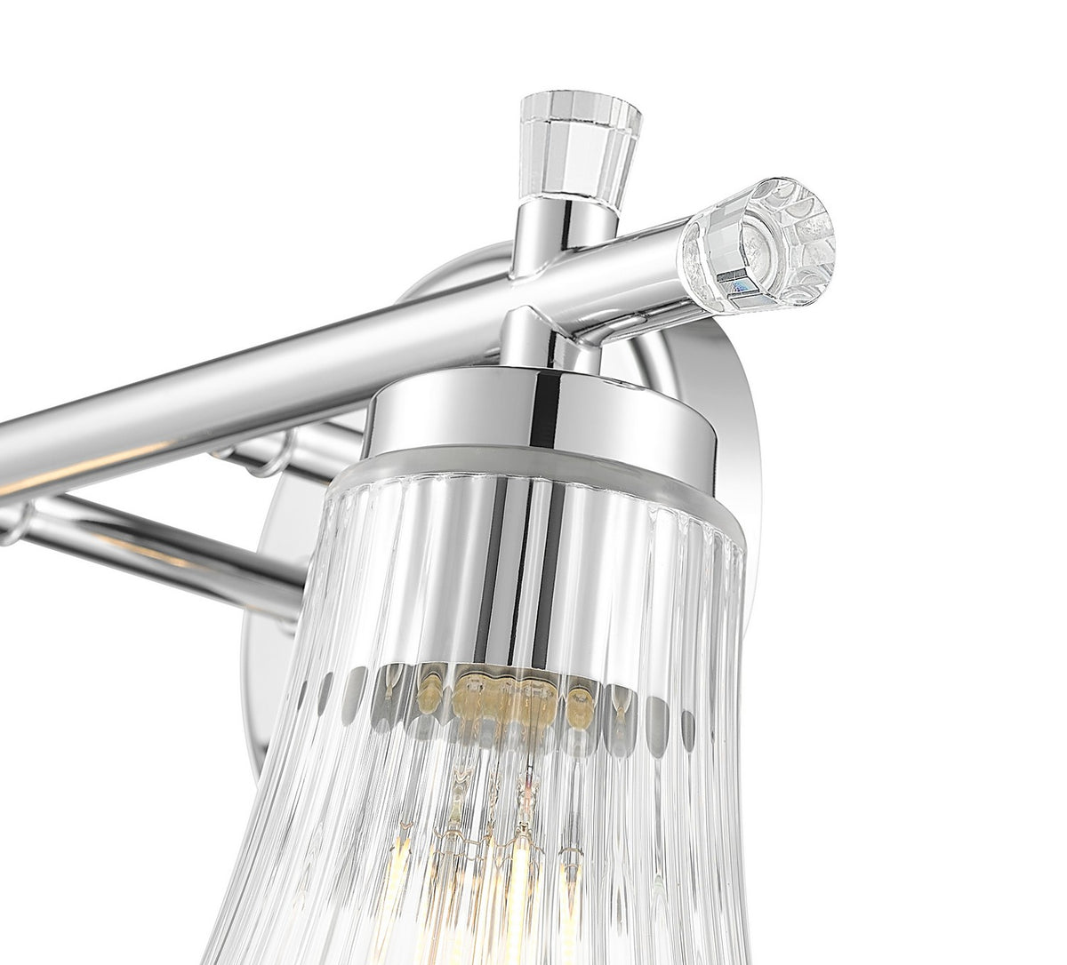 Luminaire de vanité Belle Chrome, 16" – vue 4