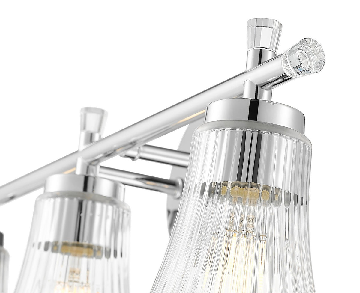 Luminaire de vanité Belle Chrome, 24" – vue 4