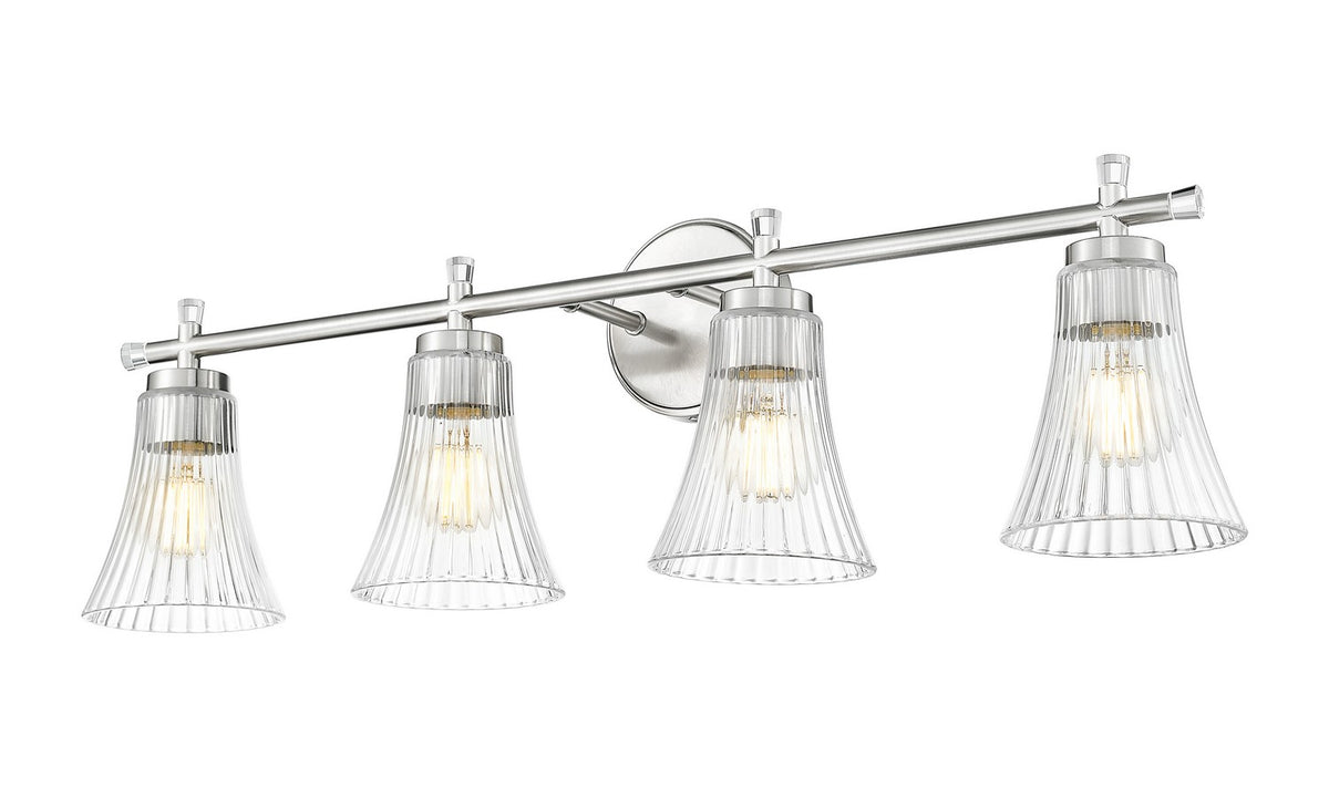 Luminaire de vanité Belle Nickel brossé, 32" – vue 3