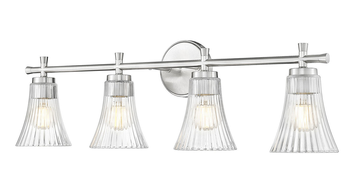 Luminaire de vanité Belle Nickel brossé, 32" – Z-Lite
