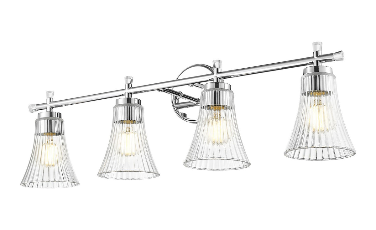 Luminaire de vanité Belle Chrome, 32" – vue 3