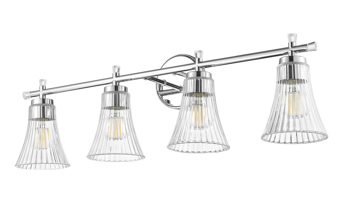 Luminaire de vanité Belle Chrome, 32" – vue 5