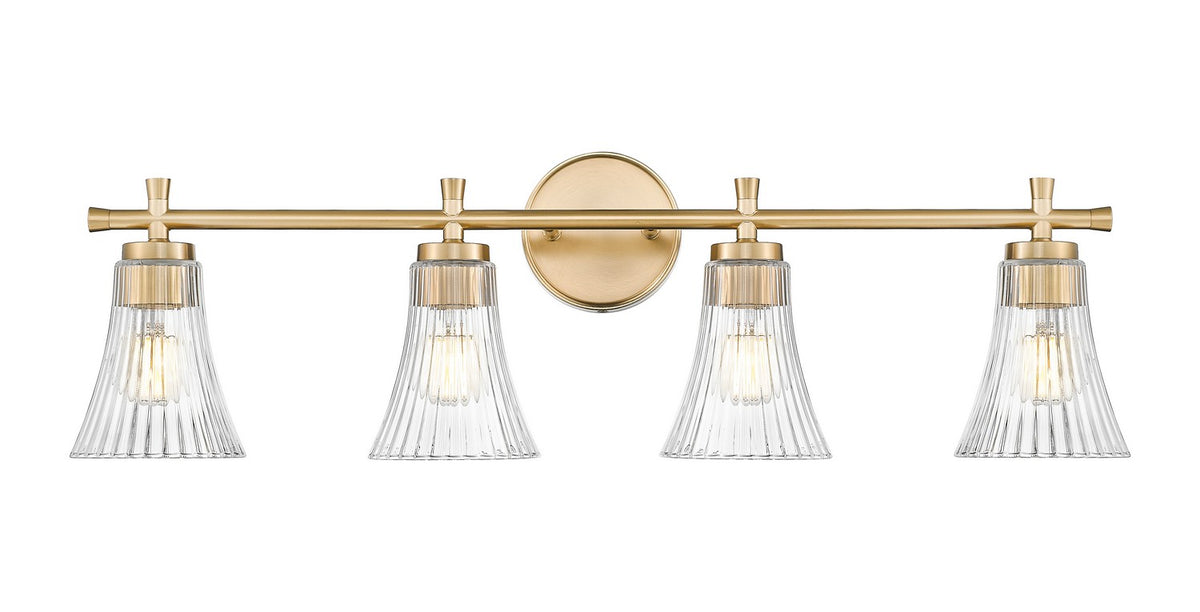 Luminaire de vanité Belle Or moderne, 32" – vue 2
