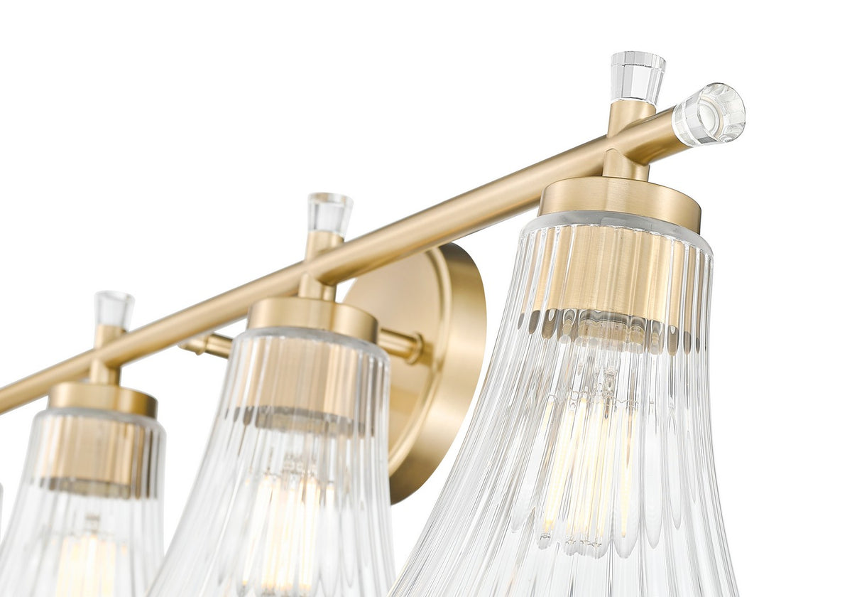 Luminaire de vanité Belle Or moderne, 32" – vue 4