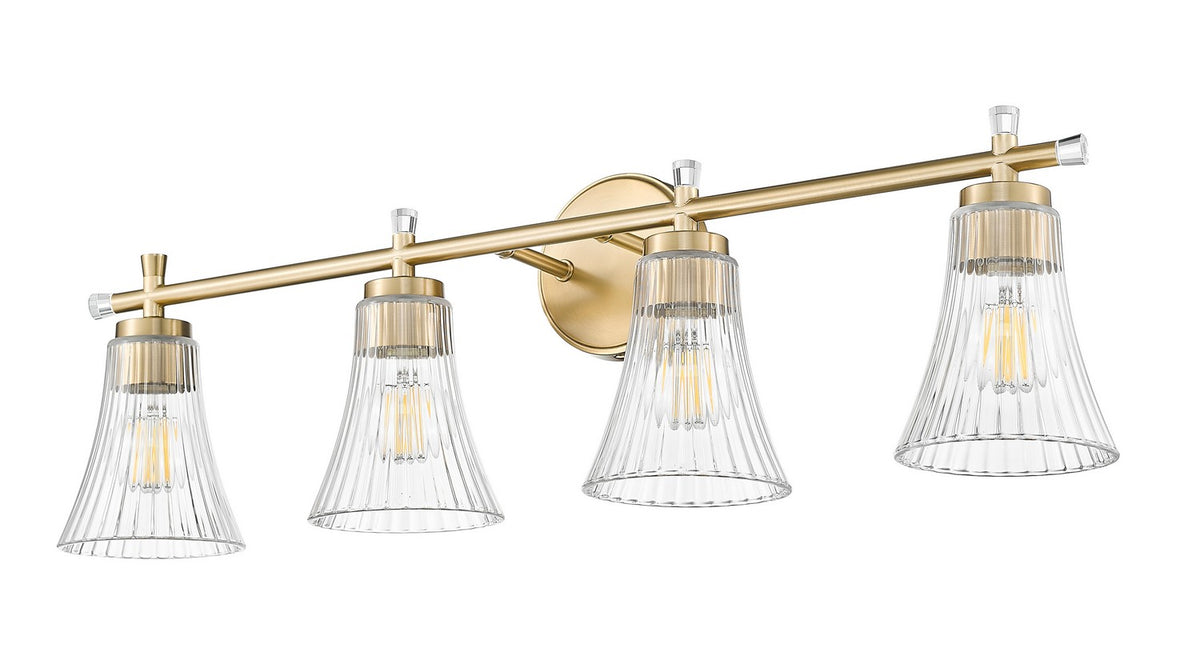Luminaire de vanité Belle Or moderne, 32" – vue 5