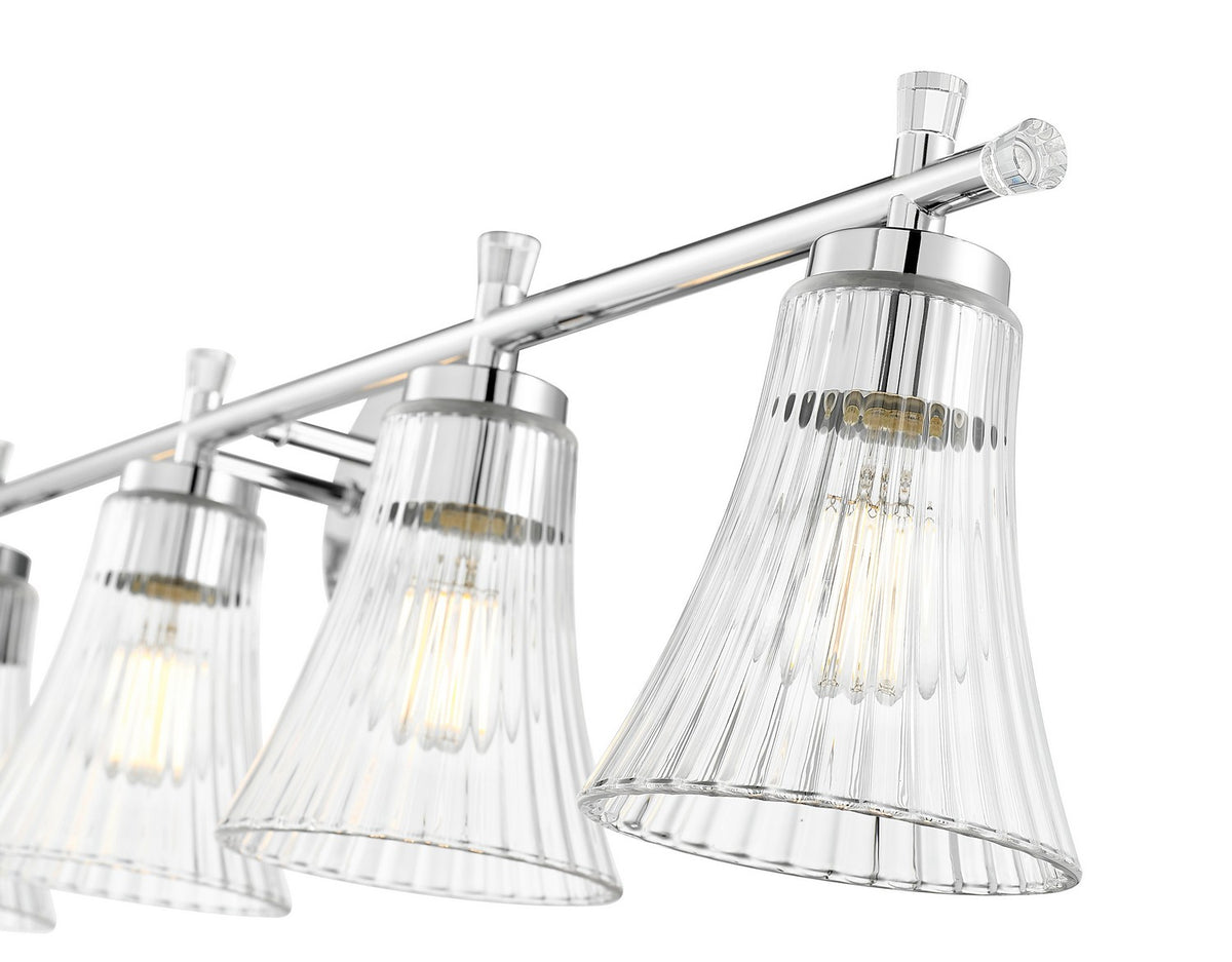 Luminaire de vanité Belle Chrome, 42" – vue 4