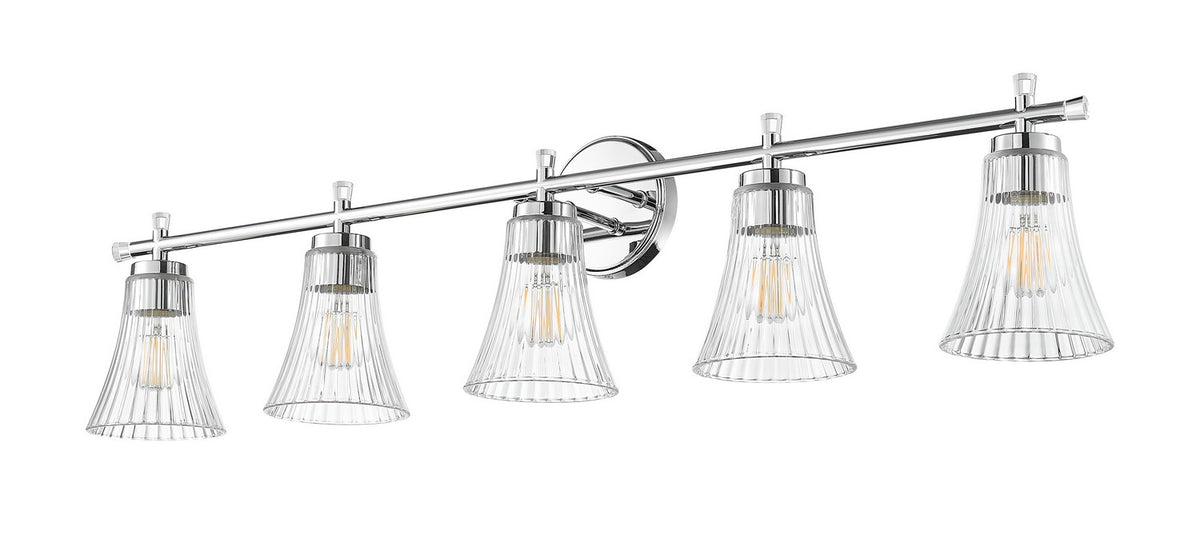Luminaire de vanité Belle Chrome, 42" – vue 5