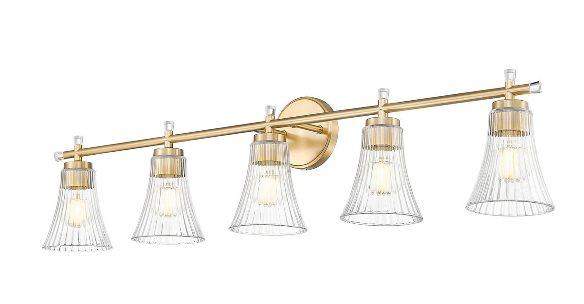 Luminaire de vanité Belle Or moderne, 42" – vue 3