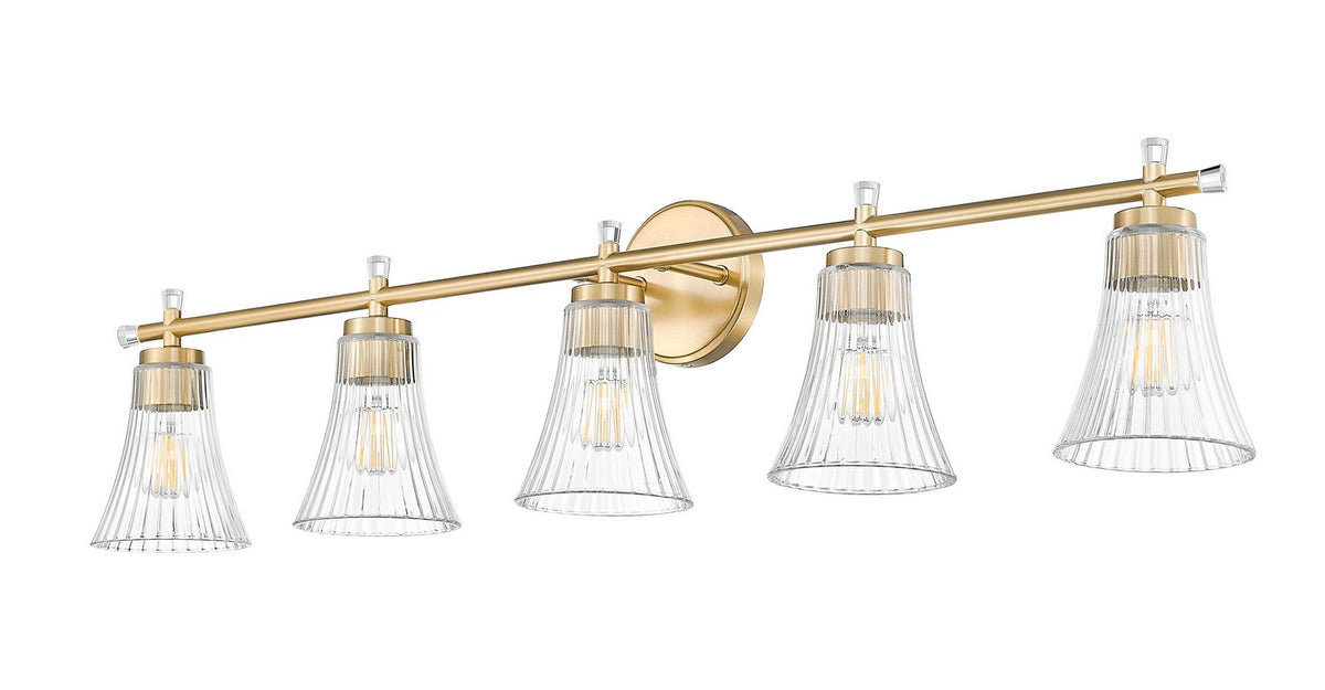 Luminaire de vanité Belle Or moderne, 42" – vue 5