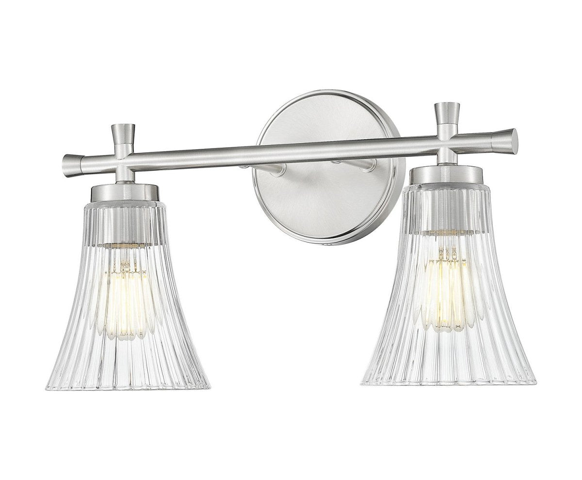 Luminaire de vanité Belle - Nickel brossé 16" by Z-Lite | Luminaires & cie