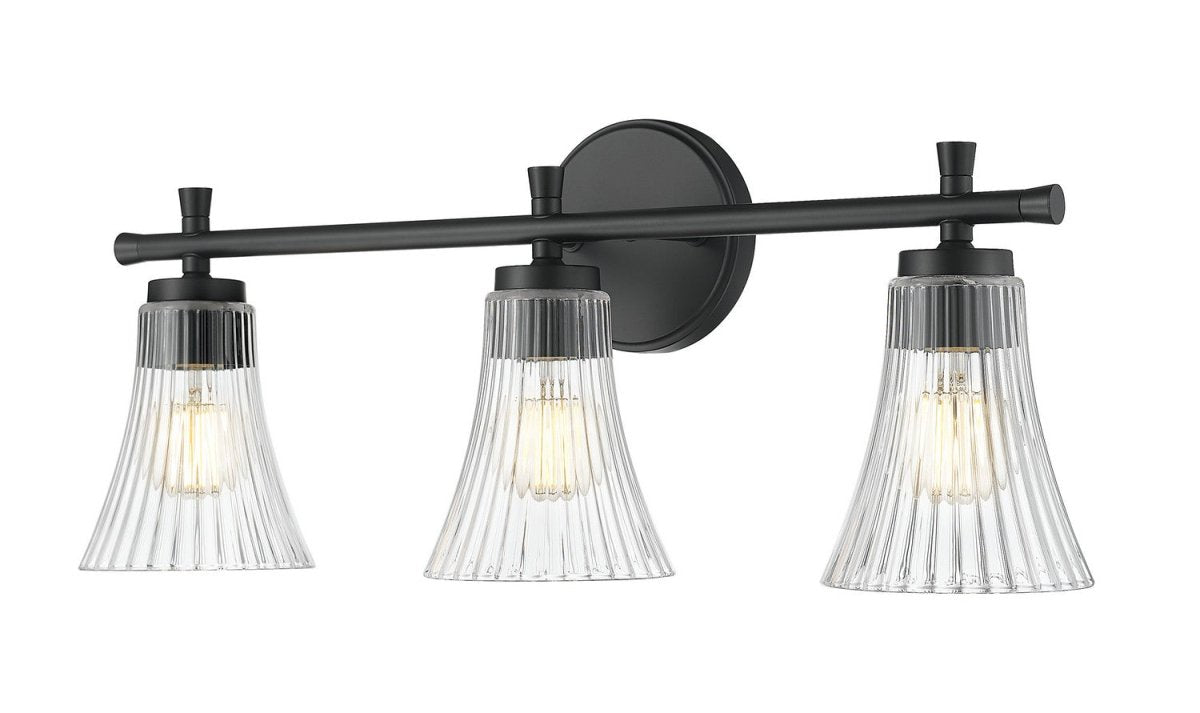 Luminaire de vanité Belle - Noir mat 24" by Z-Lite | Luminaires & cie