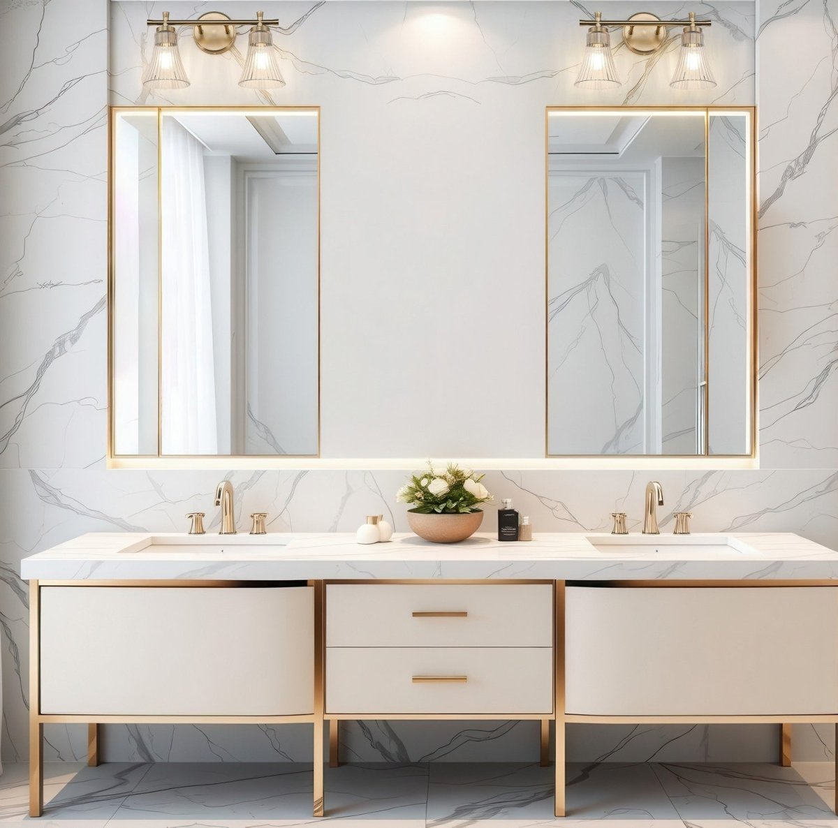 Luminaire de vanité Belle - Or moderne 42" by Z-Lite | Luminaires & cie