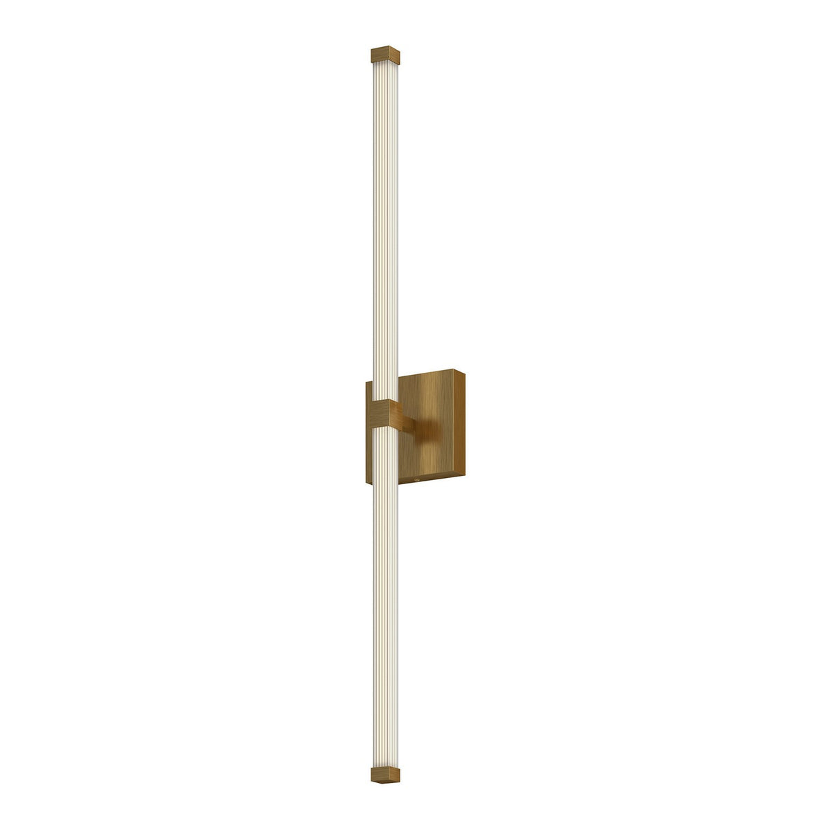Barre d'éclairage de salle de bain Blade Or brossé, 32" – Kuzco Lighting