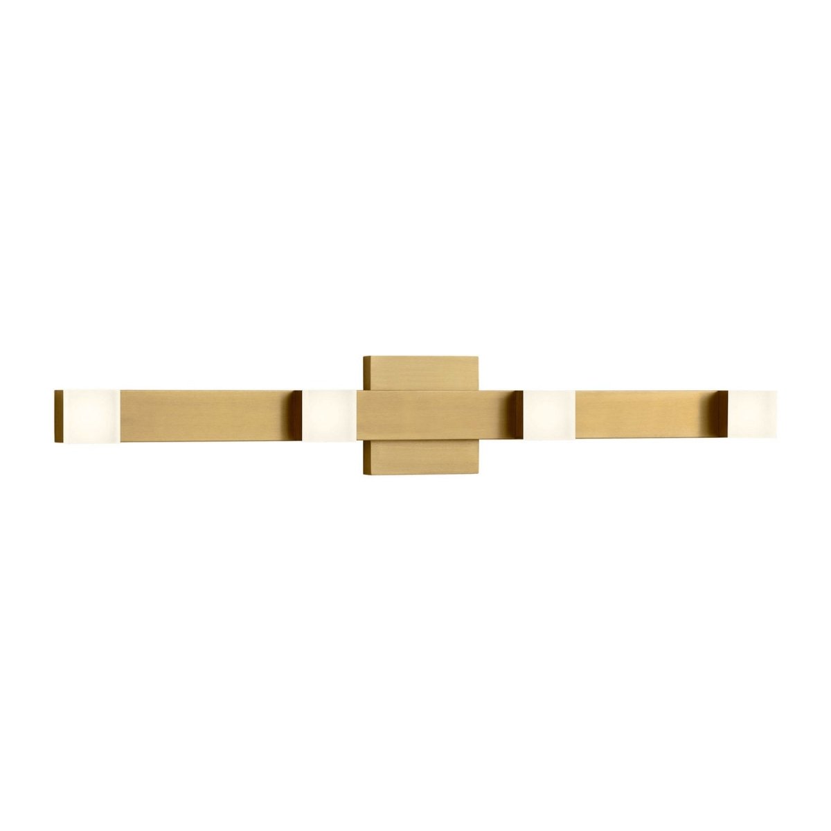 Luminaire de vanité Brander - Laiton satiné 4 by Visual Comfort Studio | Luminaires & cie