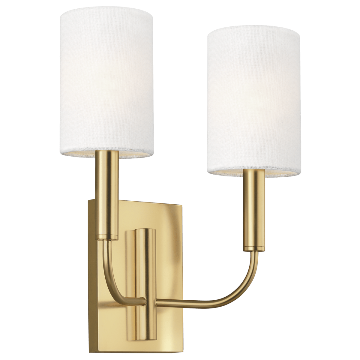 Luminaire de vanité Brianna - Laiton brûlé 11 3/8" 14 1/8" by Visual Comfort Studio | Luminaires & cie