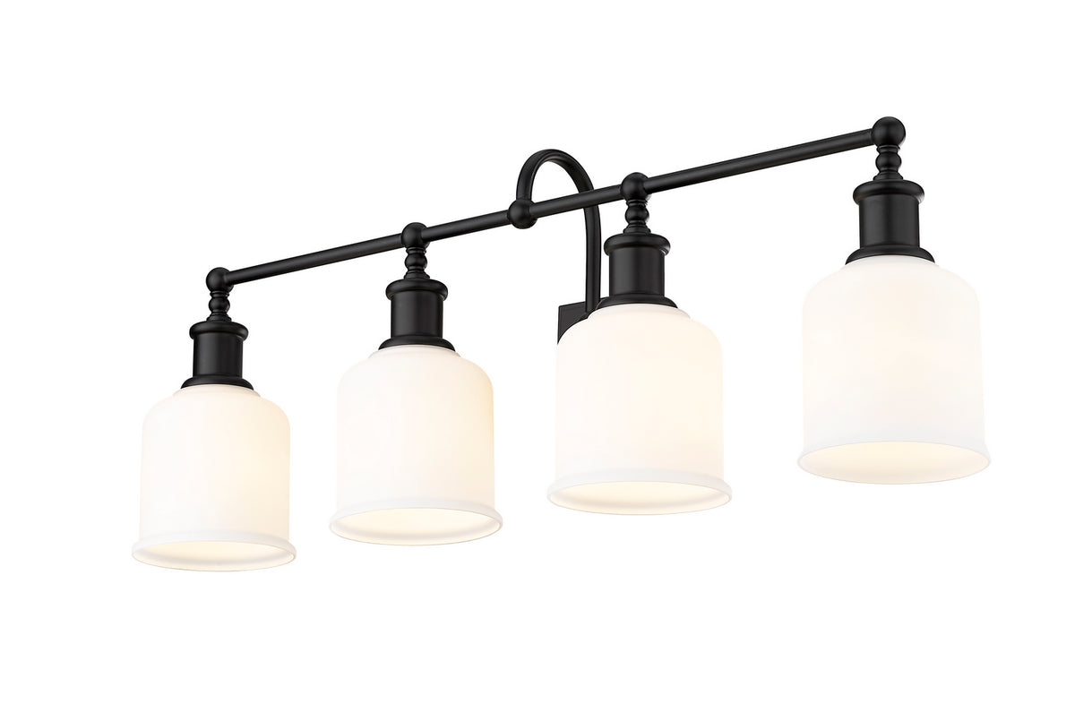 Luminaire de vanité Bryant Noir mat, Opale mate, 32" – Z-Lite