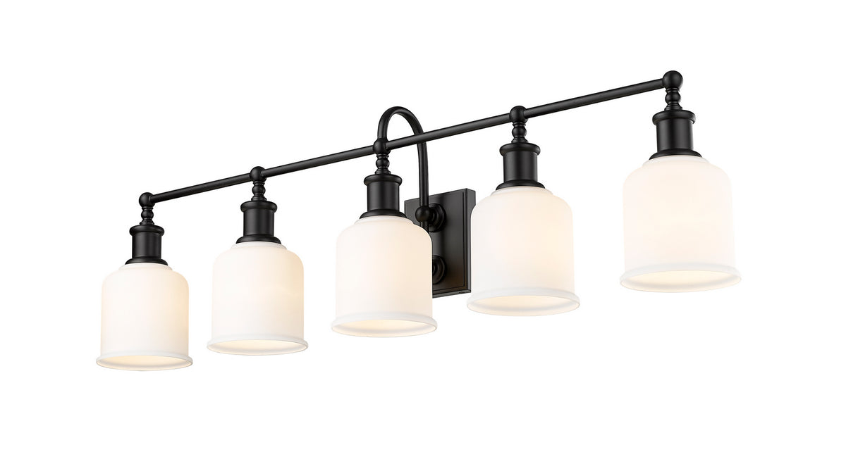 Luminaire de vanité Bryant Noir mat, Opale mate, 40 1/2" – Z-Lite
