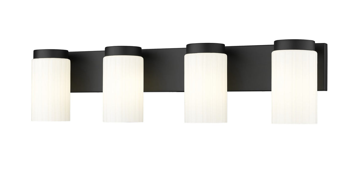 Luminaire de vanité Burk Noir mat, 30" – Z-Lite