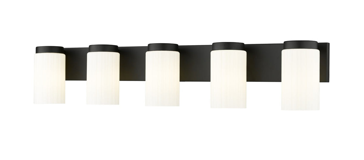 Luminaire de vanité Burk Noir mat, 38" – Z-Lite