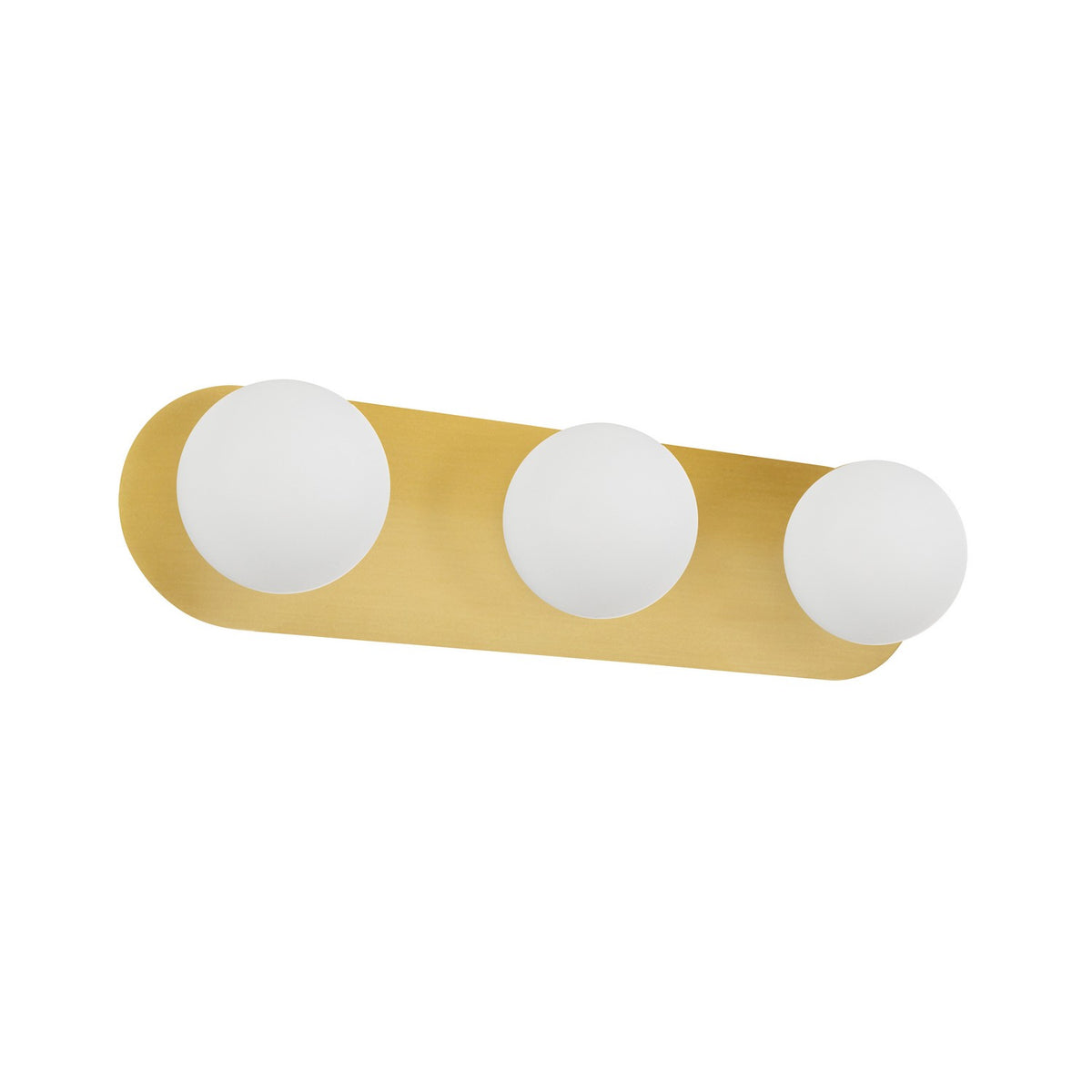 Luminaire de vanité Burlat Blanc / Laiton vieilli – Dainolite