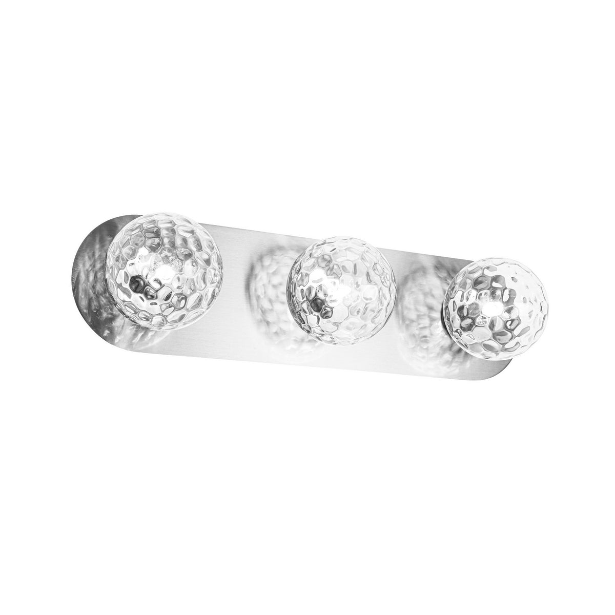 Luminaire de vanité Burlat Transparent / Chrome poli – Dainolite