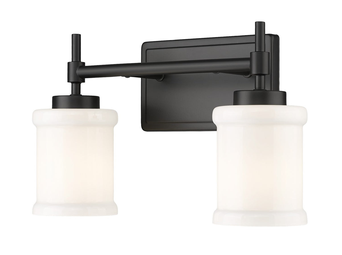 Luminaire de vanité Cadoc Noir mat, 15" – Z-Lite
