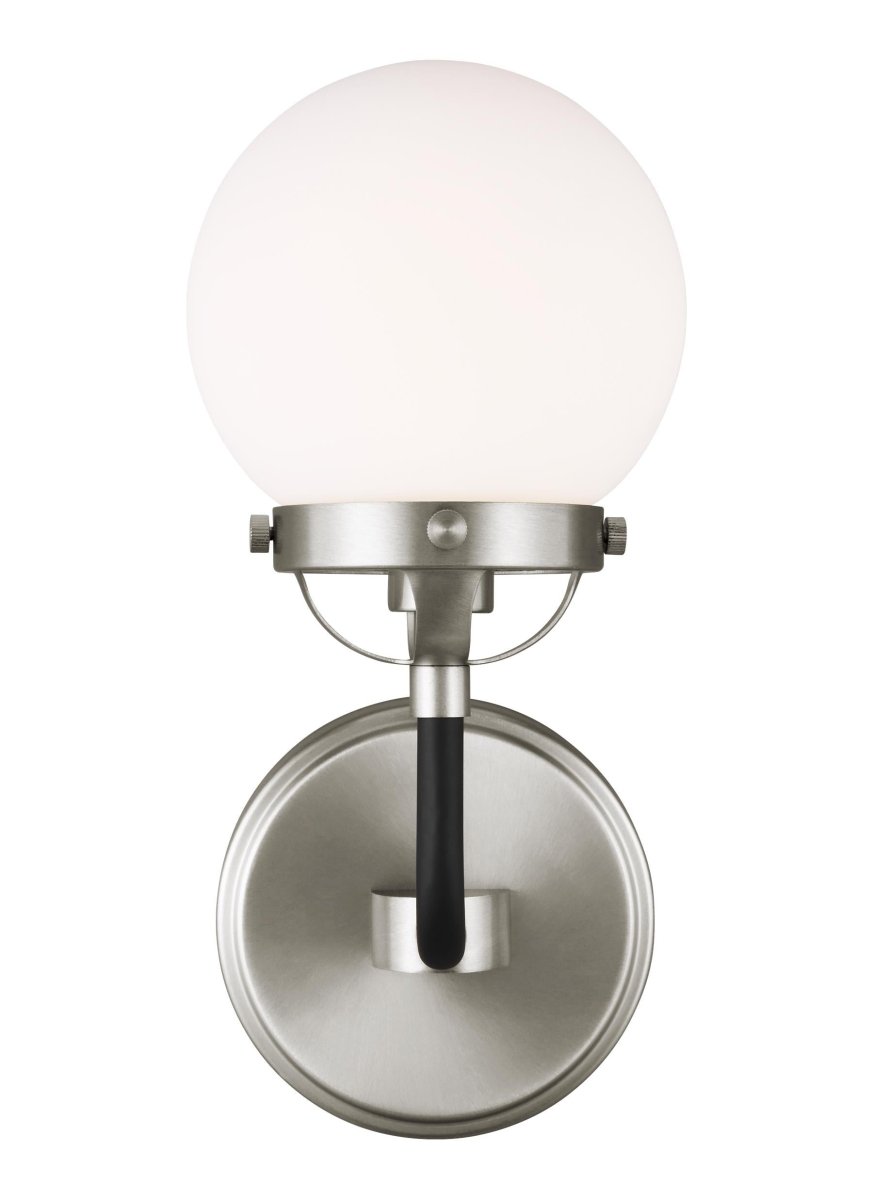 Luminaire de vanité Cafe - Nickel brossé 5 1/4" Ampoules non - incluses by Visual Comfort Studio | Luminaires & cie